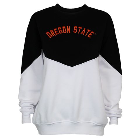 Women's Chevron Color Block Oregon State Crew