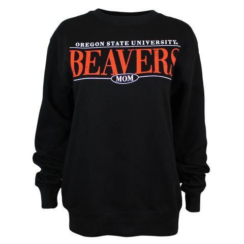 Women’s Black Beavers Mom Crew