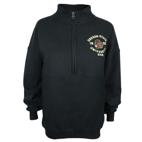 Men’s Black Oregon State Dad Half-Zip