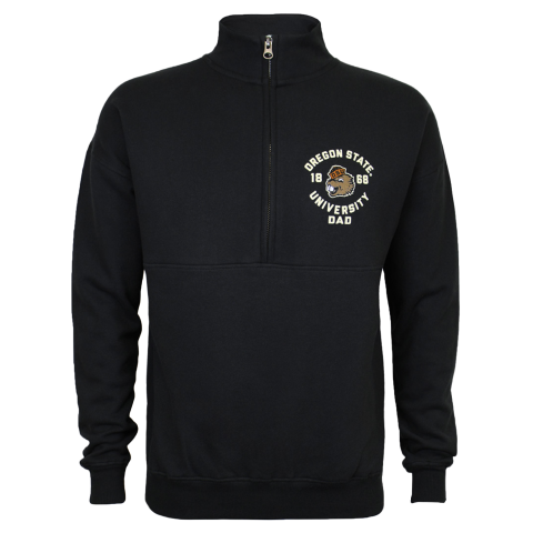 Men’s Black Oregon State Dad Half-Zip