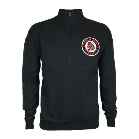 Men's Black Oregon State Benny Half-Zip