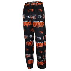 Black Beavers Collage Pajama Pants