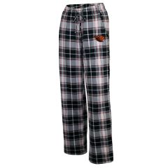 Women's Black and White Plaid Lounge Pants