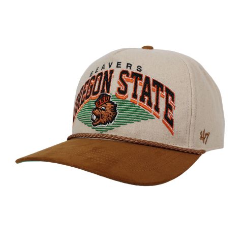 Brown Oregon State Wool Snapback with Benny