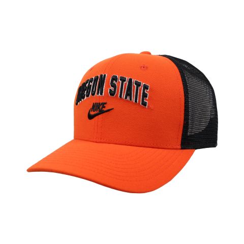 Nike Orange and Black Oregon State Snapback with Benny