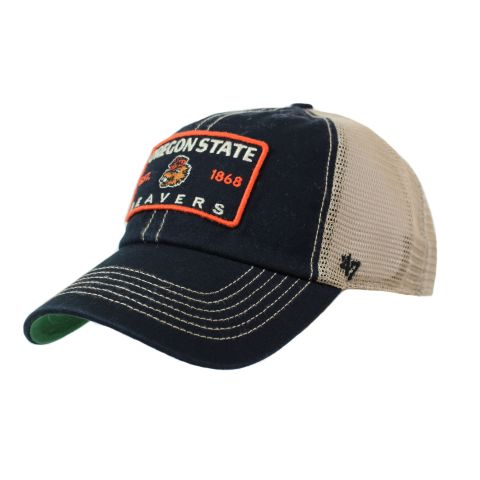 Black and Tan Snapback Hat with Benny