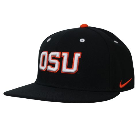 Nike Pro Fitted Black OSU Baseball Hat