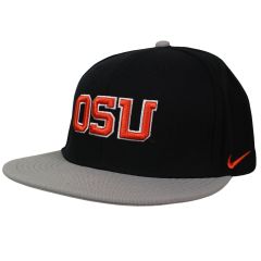 Nike Pro Fitted Black and Grey OSU Baseball Hat