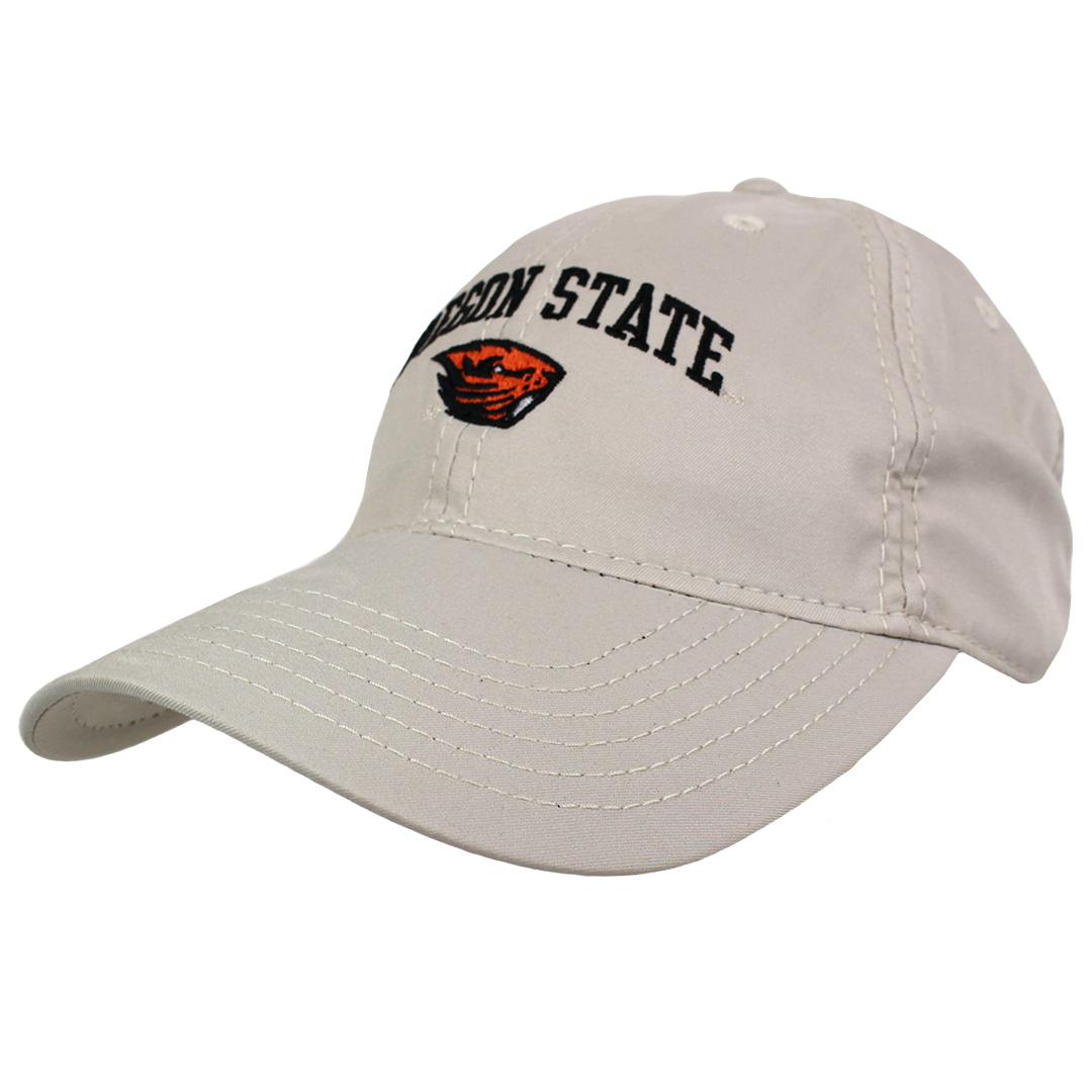 Beige Oregon State Hat with Beaver - OSU Beaver Store
