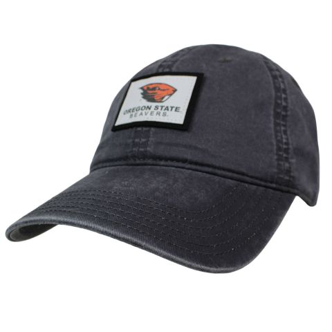 Grey Adjustable hat with Oregon State Beavers Patch
