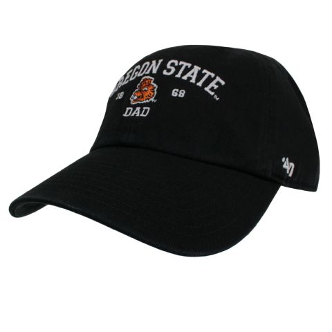 Black Oregon State Dad Hat with Benny