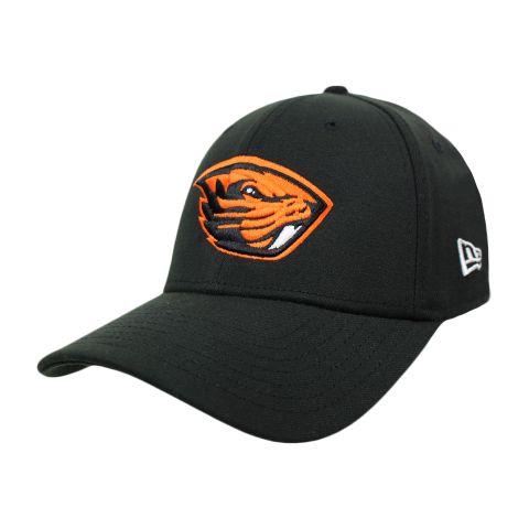 Black Beaver Fitted Hat