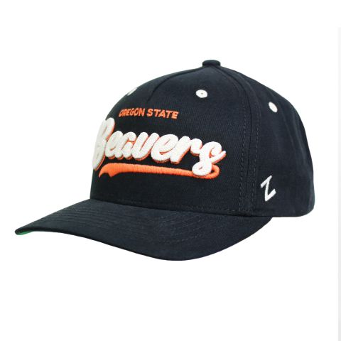 Black Oregon State Beavers Hat with Benny