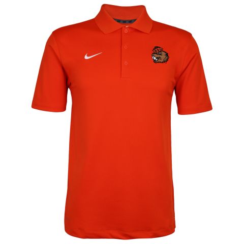 Men's Nike Orange Varsity Polo with Benny