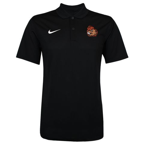 Men's Nike Black Victory Polo with Benny