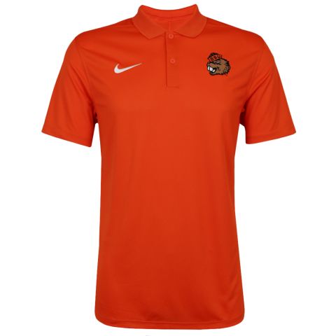 Men's Nike Orange Victory Polo with Benny