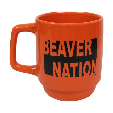 Orange Beaver Nation Cafe Mug
