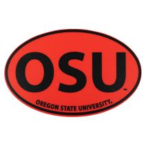 Orange Oval OSU Sticker