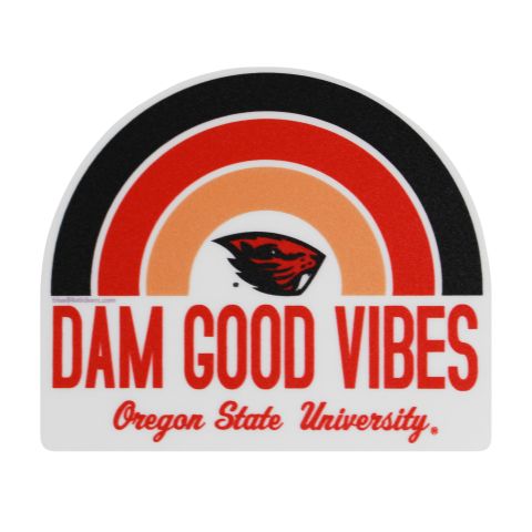 Dam Good Vibes Beaver Decal