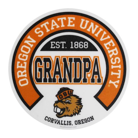 Oregon State University Grandpa Sticker