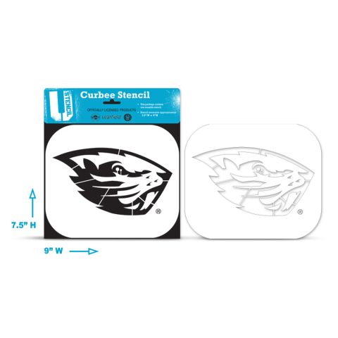 Curbee Beaver Head Stencil