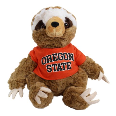 Stuffed Sloth with Oregon State Tee