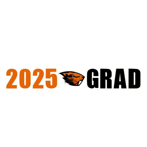 2025 Grad Beaver Lawn Sign