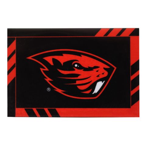 Rectangle Beaver Magnet