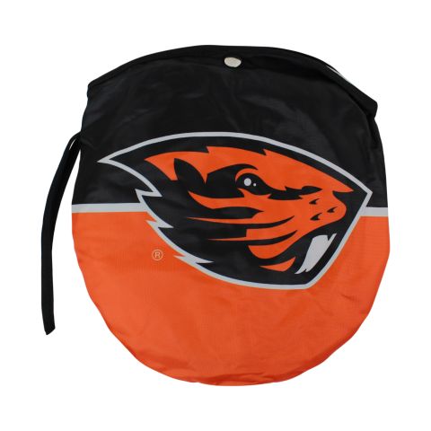 Orange and Black Sunshade with Beaver