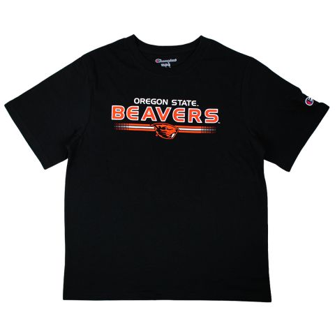 Youth Champion Black Oregon State Tee