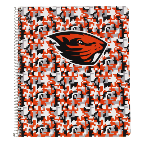 1 Subject Digi Camo Notebook with Beaver