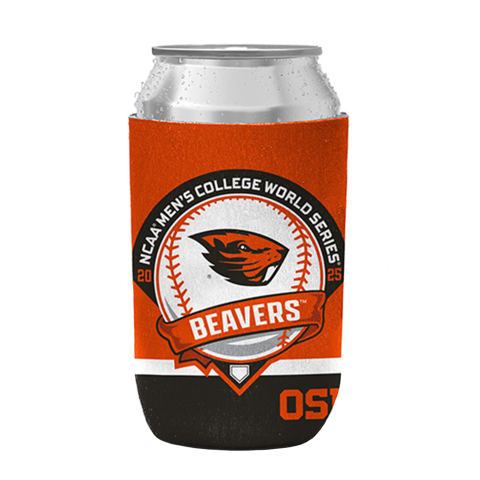 Orange College World Series Coozie with Beaver