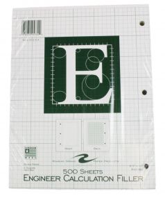500ct Engineering Calculation Filler Paper