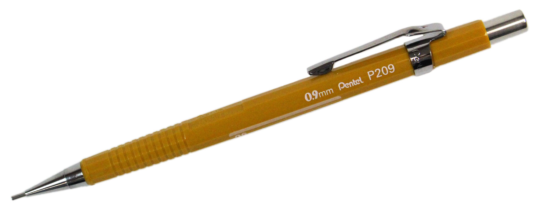 2/Pack Yellow Barrel Mechanical Drafting Pencil - New 2.81 x 0.5 x 7.25 inches 0.9 mm 